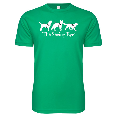 The Seeing Eye Next Level Kelly Green SoftStyle T Shirt