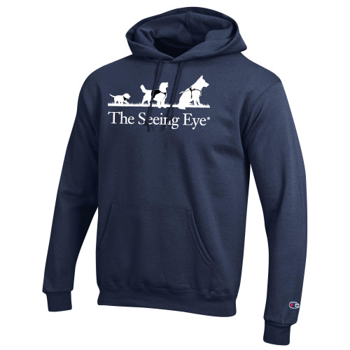 The Seeing Eye Champion Navy Fleece Hoodie