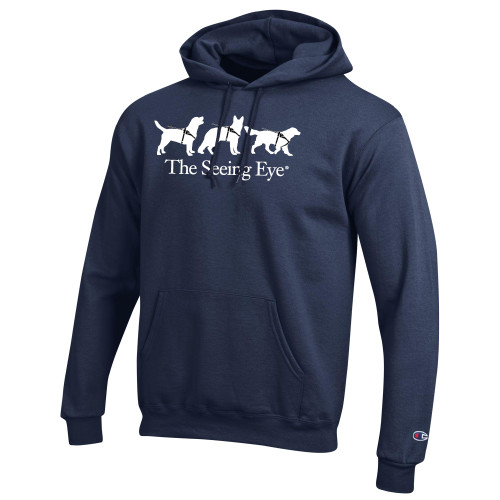 The Seeing Eye Champion Navy Fleece Hoodie