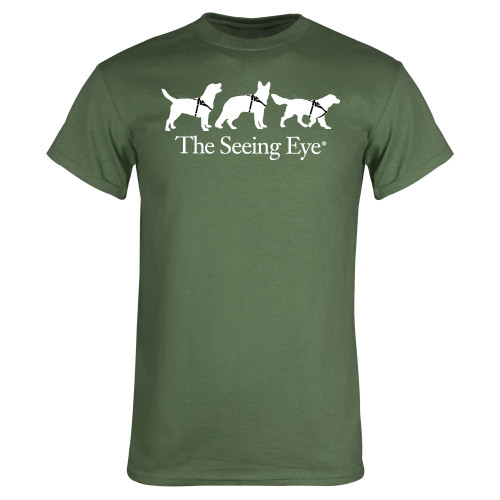 The Seeing Eye Military Green T Shirt