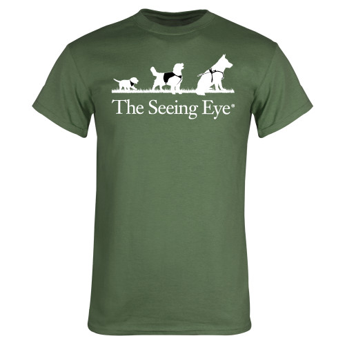 The Seeing Eye Military Green T Shirt