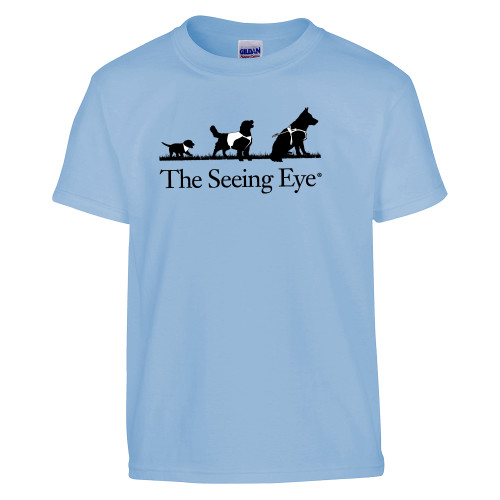 The Seeing Eye Youth Light Blue T Shirt-XS