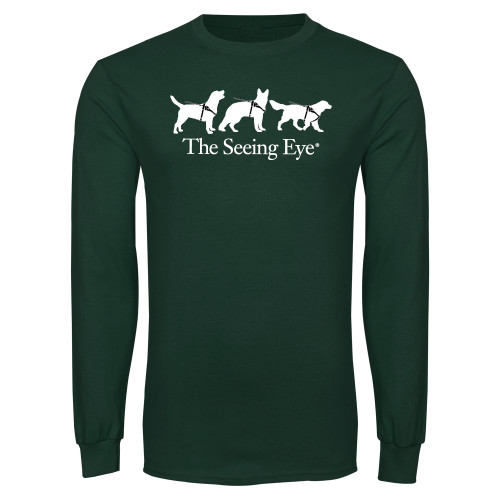 The Seeing Eye Dark Green Long Sleeve T Shirt