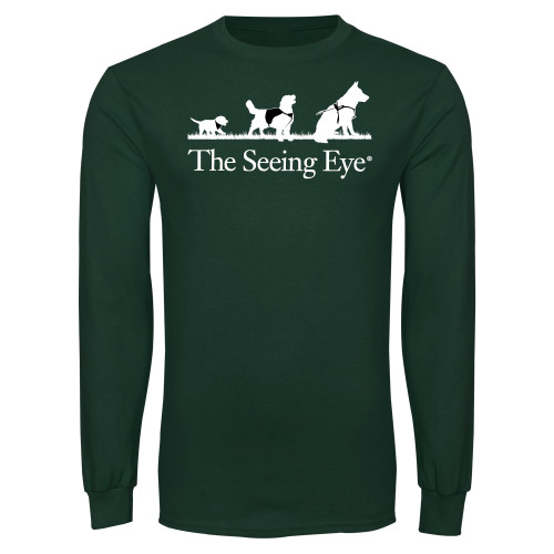 The Seeing Eye Dark Green Long Sleeve T Shirt