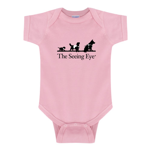 The Seeing Eye Light Pink Infant Onesie