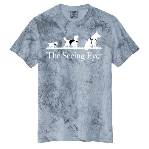 The Seeing Eye Comfort Colors Blue Heavyweight Color Blast T