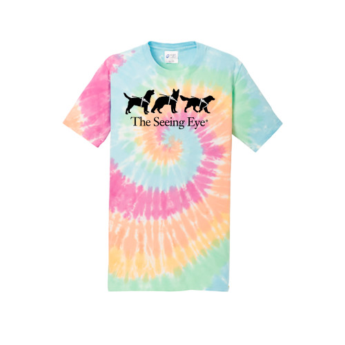 The Seeing Eye Pastel Tie Dye Cotton T