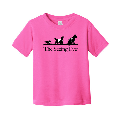 The Seeing Eye Toddler Fuchsia T Shirt