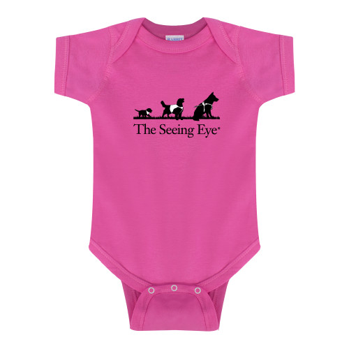 The Seeing Eye Fuchsia Infant Onesie