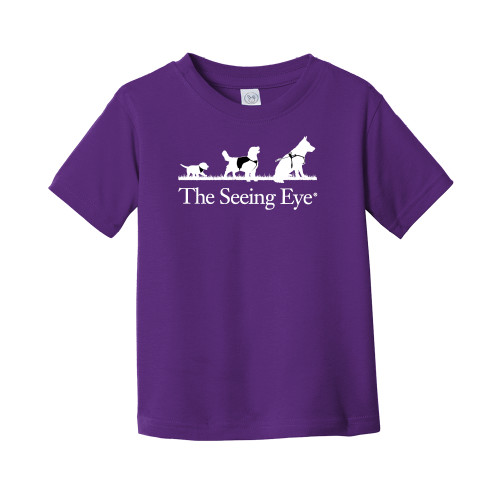 The Seeing Eye Toddler Purple T Shirt