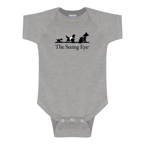 The Seeing Eye Grey Infant Onesie