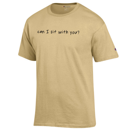  Champion Vegas Gold T Shirt - Can I Sit With You Wordmark