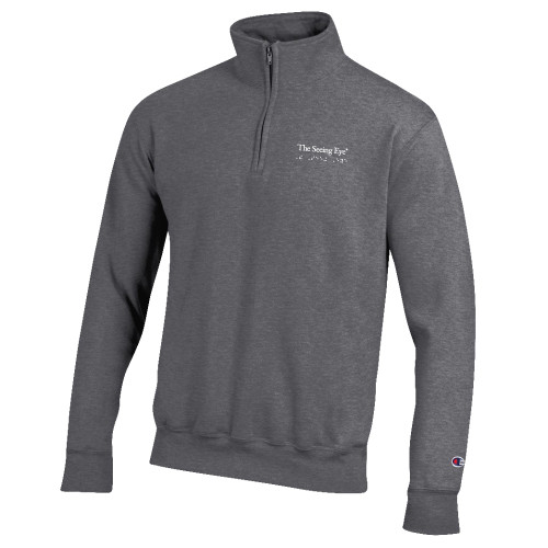 The Seeing Eye Champion Granite Heather Fleece 1/4 Zip