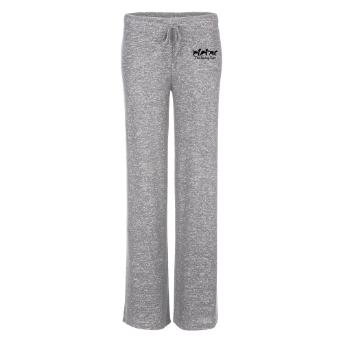 The Seeing Eye Boxercraft Womens Oxford Grey Heather Cuddle Wide Leg Pa