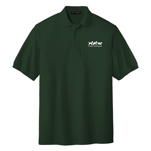 The Seeing Eye Dark Green Silk Touch Polo