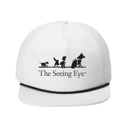 The Seeing Eye Retro White/Black Rope Cap