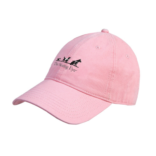 The Seeing Eye Pink Unstructured Adjustable Low Profile Cap