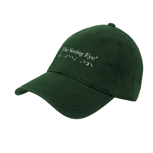 The Seeing Eye Dark Green Unstructured Adjustable Low Profile Hat