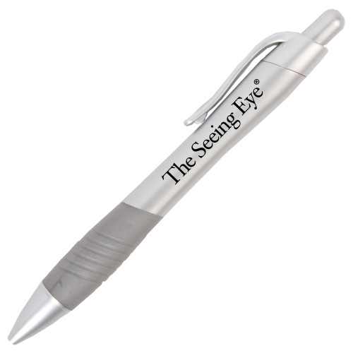 The Seeing Eye Metallic Mykonos Silver Pen