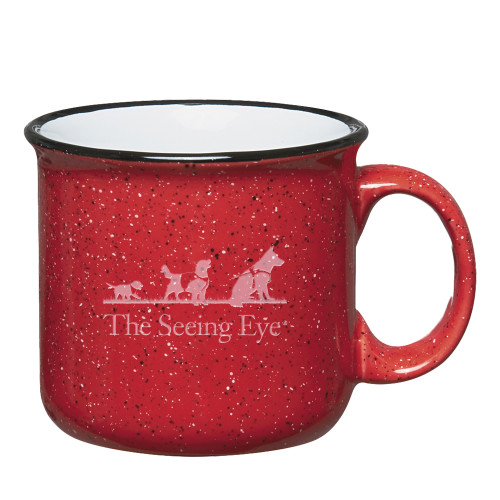 The Seeing Eye Campfire Red Mug 15 oz