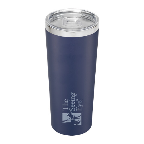 The Seeing Eye Thor Vacuum Insulated Navy Tumbler 22oz