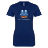 Thumbnail image for  Next Level Womens Navy Boyfriend Tee