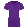 Thumbnail image for  Next Level Womens Purple Boyfriend Tee