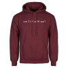 Thumbnail image for  Maroon Fleece Hoodie