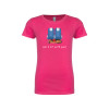 Thumbnail image for  Next Level Girls Fuchsia Fashion Fit T Shirt