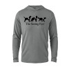 Thumbnail image for  Grey Heather Long Sleeve Hooded Tee