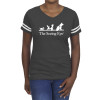 Thumbnail image for  Fall Rush Ladies Dark Grey Heather 60/40 Football Tee