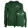 Thumbnail image for  ENZA Womens Dark Green Fleece Full Zip Hoodie