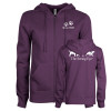 Thumbnail image for  ENZA Womens Purple Fleece Full Zip Hoodie