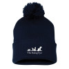 Thumbnail image for  Sportsman Navy Pom Pom Cuffed Beanie