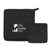 Thumbnail image for  Quilted Canvas Black Pot Holder
