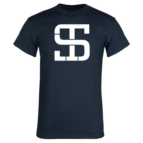 Navy T Shirt-Monogram