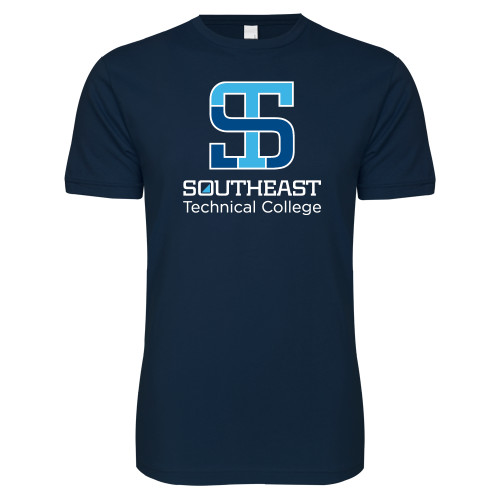 Next Level Navy SoftStyle T Shirt-Technical College