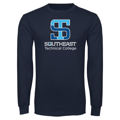 Navy Long Sleeve T-Shirt-Technical College
