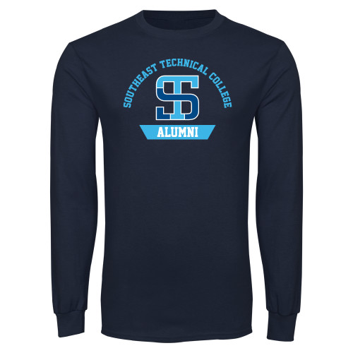 Navy Long Sleeve T-Shirt-Alumni