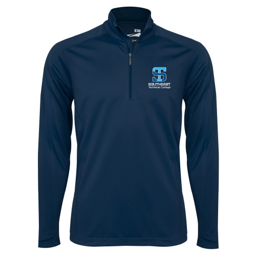 Syntrel Navy Interlock 1/4 Zip-Technical College