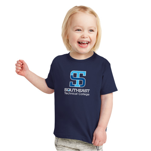 Toddler Navy T Shirt-Stacked