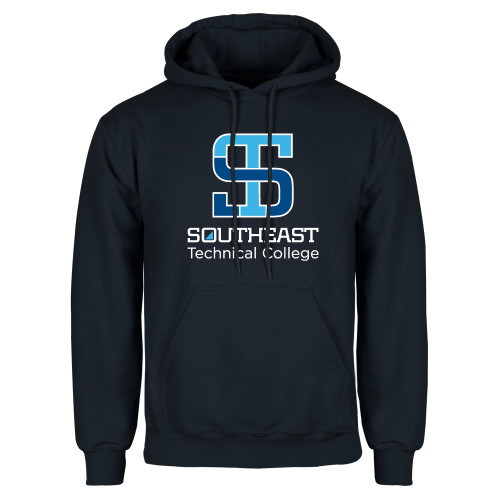 Navy Fleece Hoodie-Technical College