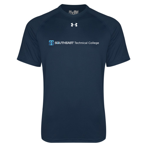 Under Armour Navy Tech Tee-Horizontal Version