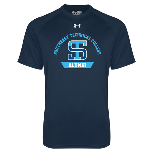Under Armour Navy Tech Tee-Alumni