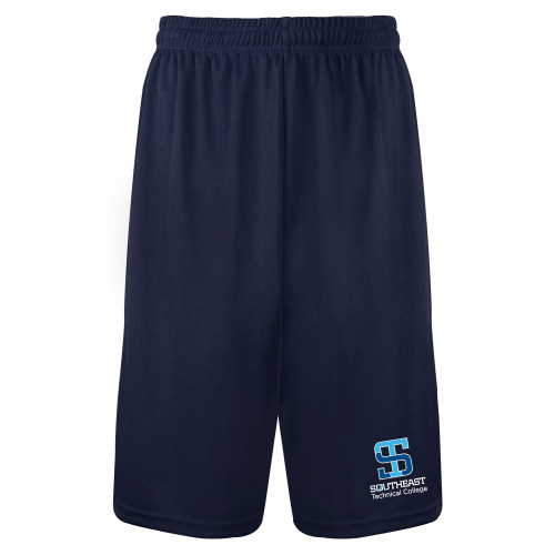 Navy Performance Classic 9 Inch Short-Technical College