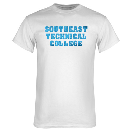 White T Shirt-Distressed