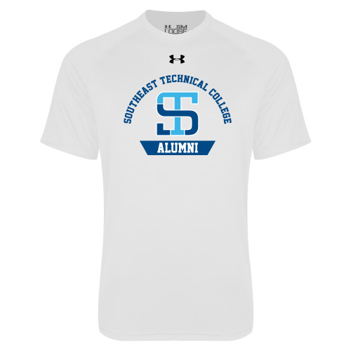 Under Armour White Tech Tee-Alumni