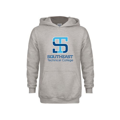 Youth Grey Fleece Hood-Technical College