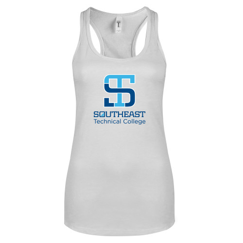 Next Level Racerback Tank White-Technical College