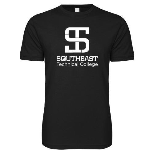 Next Level Black SoftStyle T Shirt-Technical College